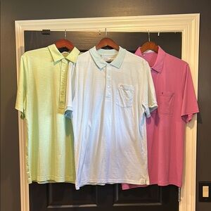 Criquet Green and Blue Polo Shirts Classic Style
